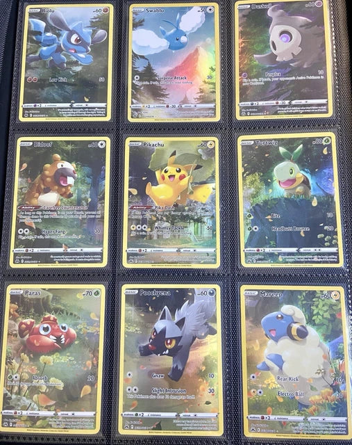 Galarian Gallery Pikachu set of 9 cards
